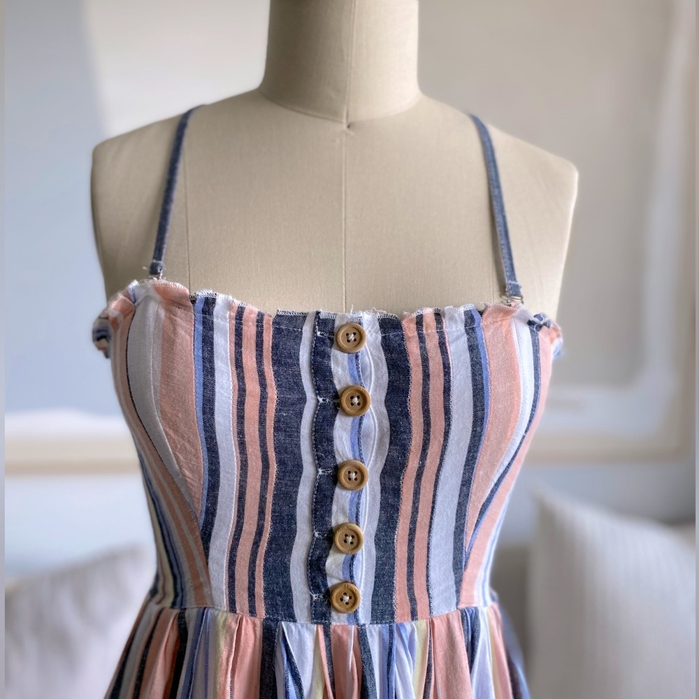 Free People Striped Midi Dress - Picture 6 of 6